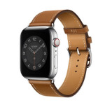 Cumpara ieftin Curea Apple Watch din Piele Maro 45 44 42mm