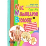 Mic memorator de biologie clasa a 11-a - Teodora Lazar