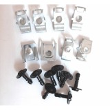 Set cleme fixare scut motor MINI ONE/COOPER/CABRIO (R50/R52/R53), 06.2001-07.2007; ONE/COOPER/CLUBMAN/CLUBVAN/COUPE/ROADSTER/CABRIO (R56/57/58/59), 0