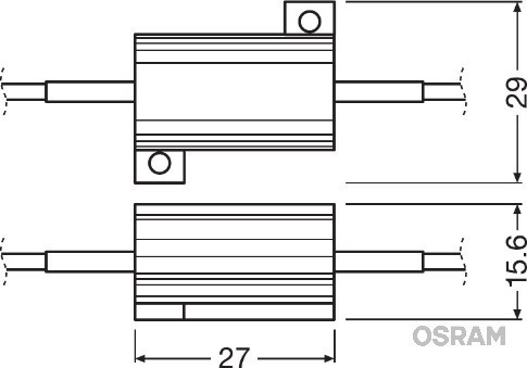 UNITATE DE CONTROL CANBUS 12V 21W BLI 2 BUC OSRAM 8617