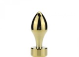 Dop anal Rosy Gold with White Diamond Small