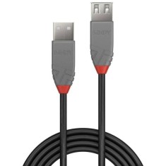 Cablu lindy 1m usb 2.0 type a extension anthra line foto