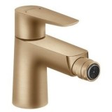 Baterie bideu Hansgrohe Talis E cu ventil pop-up, bronz periat