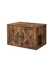 Litiera pentru pisici, Feandrea, &lrm;53 x 80 x 50 cm, Maro