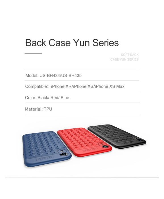 Husa Usams Yun Series iPhone XS Max Albastra