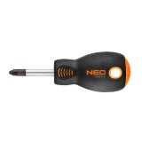 Surubelnita Pozidrive PZ2 x 38 mm cu varf magnetic si maner ergonomic