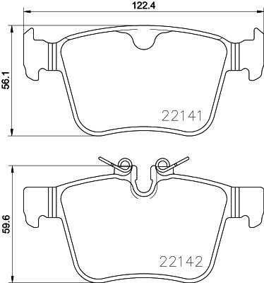 BREMBO P 86 029 PRIME LINE set placute frana,frana disc
