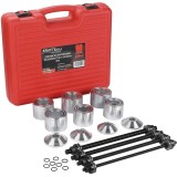 Set pentru presare mansoane, bucșelor si rulmenților 34-82 mm, 28 piese, Kraft