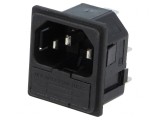 Conector Alimentare AC 10A 250V IEC 60320