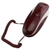 Telefon fix cu fir, taste mari iluminate, functie reapelare, fixare perete - Negru