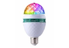 Bec LED disco, E27, multicolor, 16x8 cm