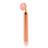 Maser facial vibrator, Cu piatra de cuart roz, 7 x 3,5 x 18 cm