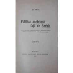 POLITICA AUSTRIACA FATA DE SERBIA