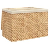 Cos de rufe cu 3 sectiuni 75x42,5x52 cm zambila de apa
