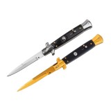 Cumpara ieftin Set doua bricege automate DEPOX&reg;, otel inoxidabil, 22 cm, husa inclusa, negru/multicolor