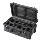 Hard case MAX520CAMORG pentru echipamente de studio, Plastica Panaro