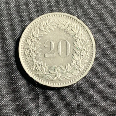 Moneda 20 rappen 1979 Elvetia