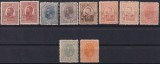 ROMANIA - 1918 / 1919 CAROL I MOLDOVA - SERIE MNH + VARIETATI