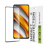 Folie sticla Xiaomi Poco F3 Techsuit 111D Full Glue Full Cover, negru