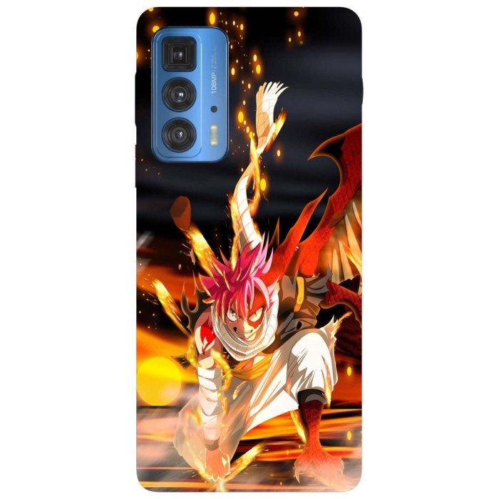 Husa compatibila cu Motorola Edge 20 Lite model Natsu Dragneel Fairy tail, Silicon, TPU, Viceversa