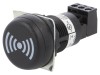 Semnalizator acustic buzer 24VDC 24VAC ESK IP65 negru