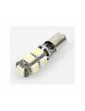 Led Canbus BA9S cu 9 SMD Alb, Xenon Bright