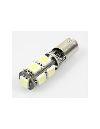 Led Canbus BA9S cu 9 SMD Alb