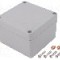 Carcasa aluminiu, 120mmx122mmx81mm, IP68, DELTRON ENCLOSURES - 490-121208A-68