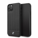 Husa Piele BMW pentru Apple iPhone 11 Pro, Hard Case, Neagra BMHCN58POCBK