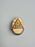 Insignă Pionier &ndash; Patrula Școlară de Circulație &ndash; RSR &ndash; 3.5 cm &ndash; Stare Foarte buna