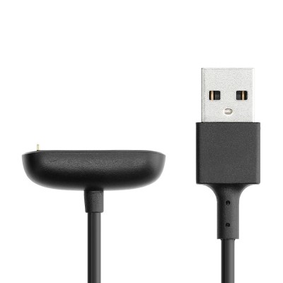 Docking stand pentru Fitbit Charge 5 / luxe, kwmobile, Silicon, Negru, 57122.01 foto