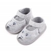 Sandalute gri pentru baietei - Animalut (Marime Disponibila: 3-6 luni (Marimea, Superbaby