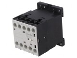 Contactor 4-poli NC NO x3 24VAC 6A pentru șină DIN