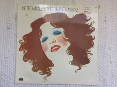bette midler the divine miss m 1972 album disc vinyl lp muzica pop rock atlantic records VG+