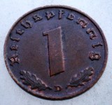 2.774 GERMANIA 1 REICHSPFENNIG 1938 D, Europa, Bronz