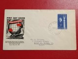 Australia 1955 - 13th bataliei de la Marea Coralilor, FDC circulata