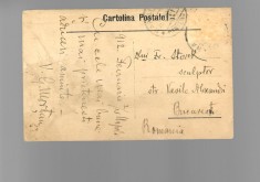 Carte postala, Vasile G. Mortun catre Fritz Storck, 1912