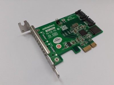 Controller RAID SATA Adaptec AAR-1220SA PCI Express x1 2-Port SATA 3Gb/s suporta RAID 0 1 si JBOD Low Profile foto