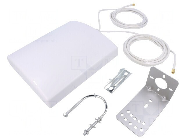 Antena SMA Albă 700-3800MHz 3m 14dBi