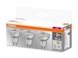 3 Becuri LED Osram Base PAR16 36&deg;, GU10, 4.3W (50W),