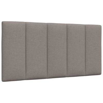 vidaXL Pernă pentru tăblie de pat, gri taupe, 100 cm, material textil foto