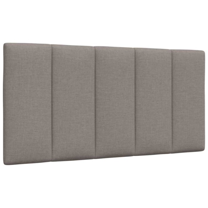 vidaXL Pernă pentru tăblie de pat, gri taupe, 100 cm, material textil