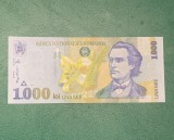 Bancnota 1000 lei 1998 filigran mic seria 004B0152436 UNC