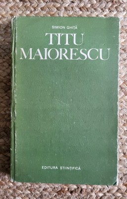 TITU MAIORESCU -SIMION GHITA foto