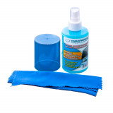 Set de curatare, Esperanza 90335, 200 ml gel antistatic si laveta microfibra, pentru echipamente electronice