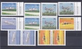 Marshall Islands 1989 Aviation, Planes, 3 sets, MNH M.338, Nestampilat