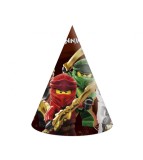 Set 6 coifuri petrecere, model lego ninjago