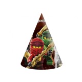 Set 6 coifuri petrecere, model lego ninjago