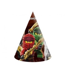 Set 6 coifuri petrecere, model lego ninjago