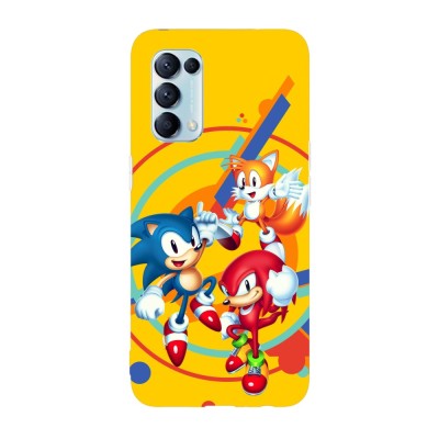 Husa compatibila cu Oppo A55, Viceversa, model Sonic Mania, Silicon, TPU foto